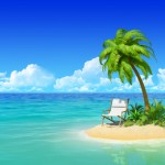 Sommerloch auf einer einsamen Insel